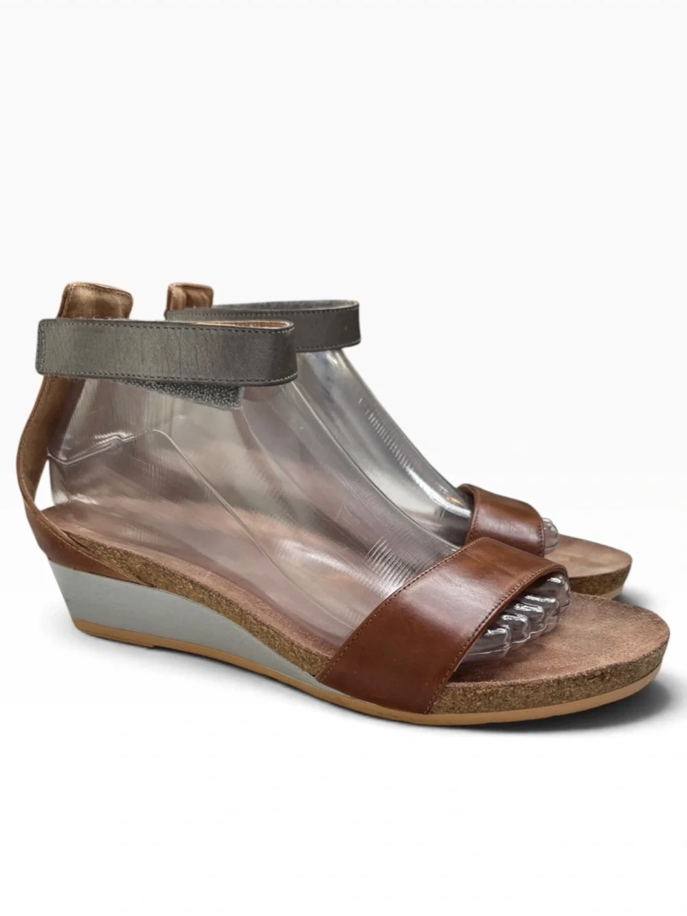 Naot Pixie Wedge Sandal Womens Shoe Size 40 US  9 / 9.5 Comfort Cork Footbed